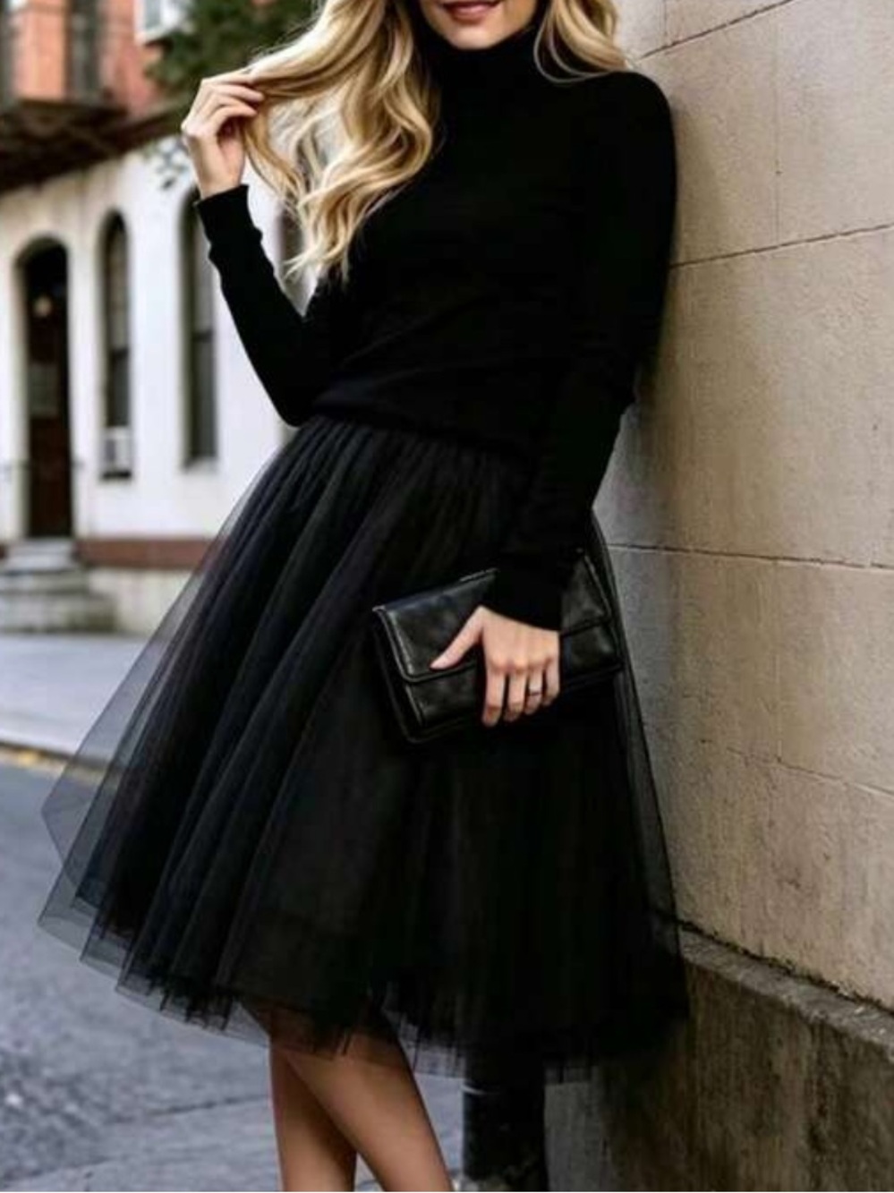 SHEIN Mid-length Tulle Skirt